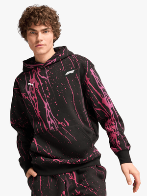 Puma Men's F1® Colour Splash Black/Pink Hoodie