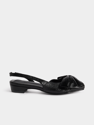 Girls Slingback Bow Pumps