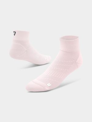 Versus Dirty Pink Quarter Running Socks
