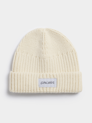 Archive Unisex Ecru Micro Beanie