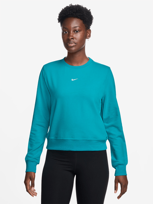 Nike One Womens Dri-Fit Cactus/Smokey Blue Crew Top