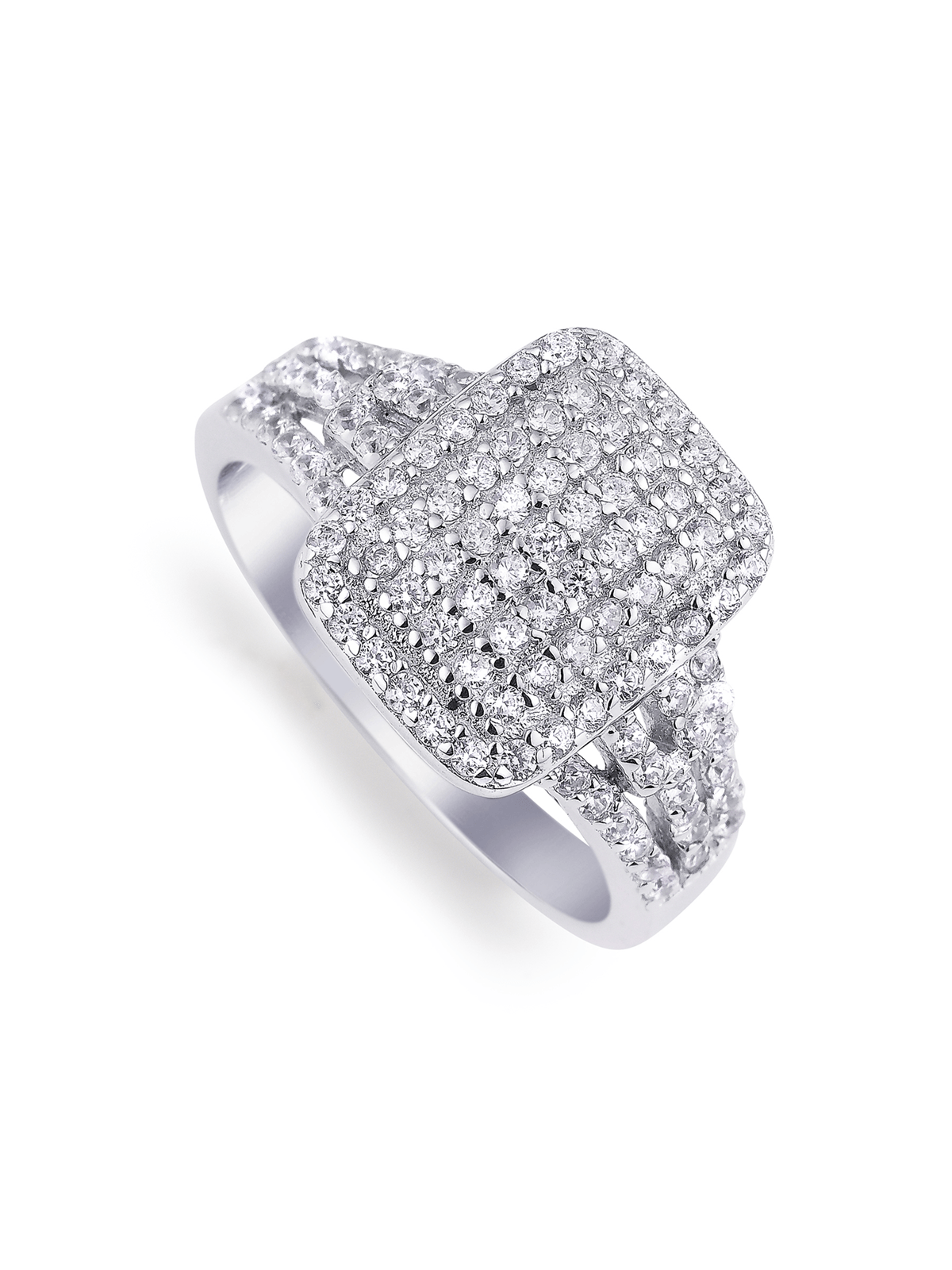 Sterling Silver Carpet Dress Ring | Bash