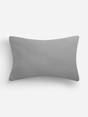 Jet Home Silver Grey 85gsm Standard Pillowcase