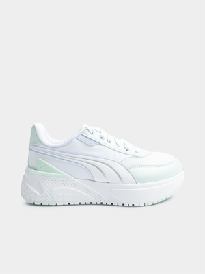 Women's Puma R78 Disrupt White/Blue Sneaker