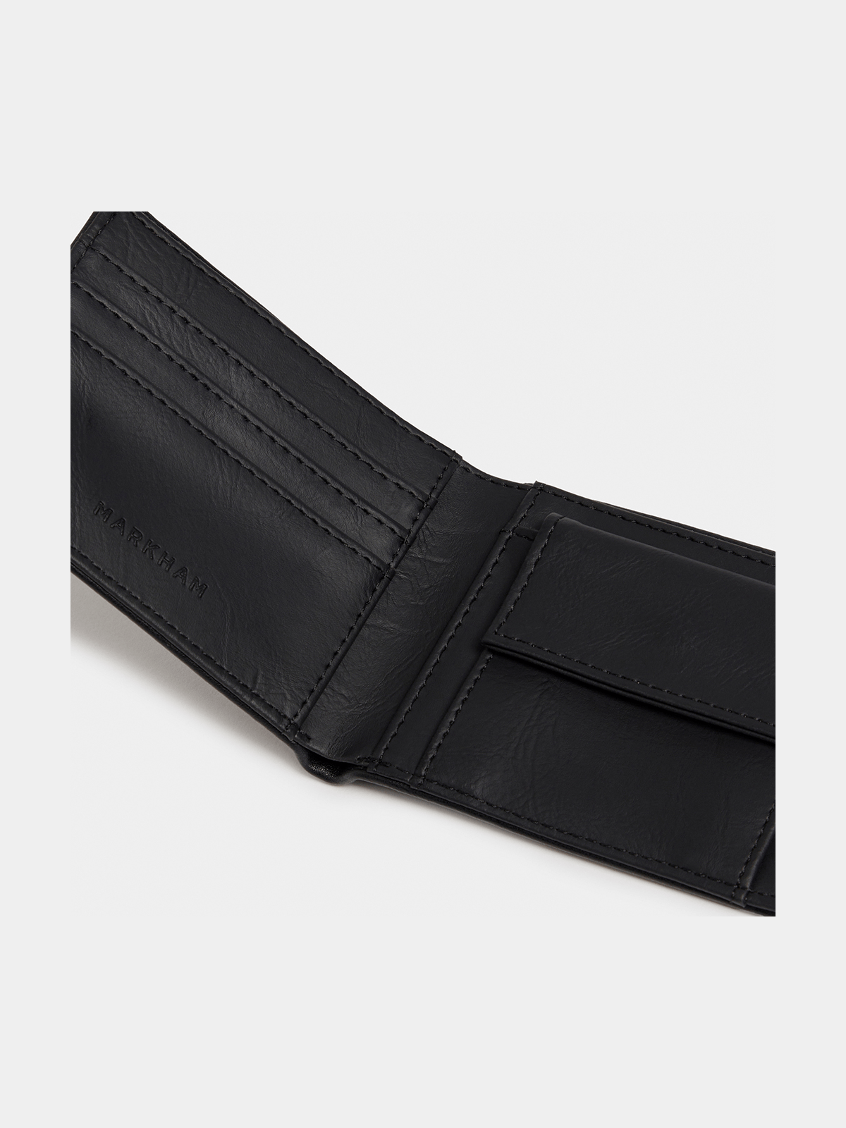 Men's Markham Weave Billfold Black Wallet | Bash