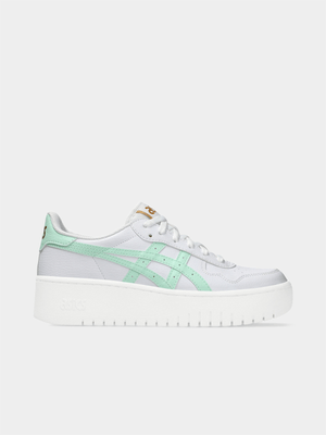 Women's Asics Japan S Platform White/Mint Sneaker