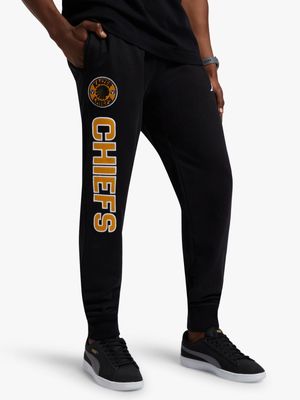 Mens Kappa Kaizer Chiefs Eroi Black Fleece Pants