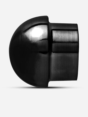 25mm Dome End Finial Black
