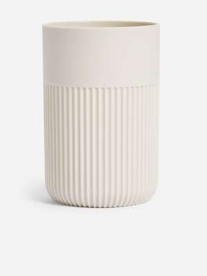 Jet Home Stone Ribbed Tumbler