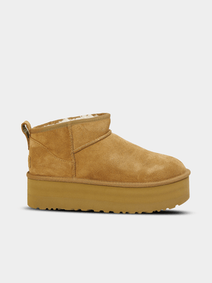 UGG Women's Classic Ultra Mini Chesnut Platform Boot
