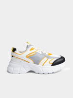 Women's TomTom Mega White/Orange Sneaker | Bash