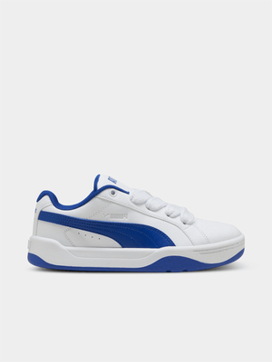 Junior Puma Park Lifestyle Easy White/Blue Sneaker