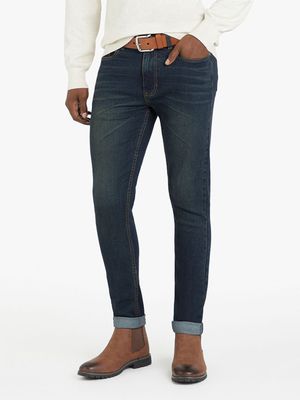 Men's Dark Blue Skinny Jeans