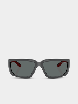Arnette TAGGIT Dark Grey/Red Rubber 62 Polarized Sunglasses