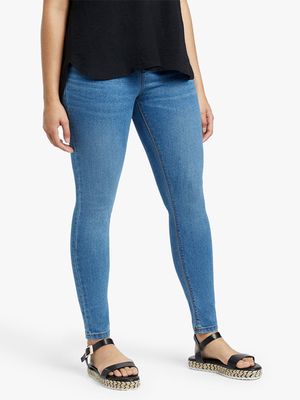 Exact Women's Mid Blue Skinny Jeans