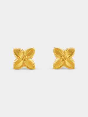 Yellow Gold Petite  Baby Stud Earrings