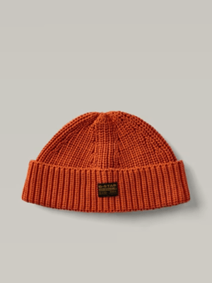 G-Star Men's Originals Fisherman Orange Beanie