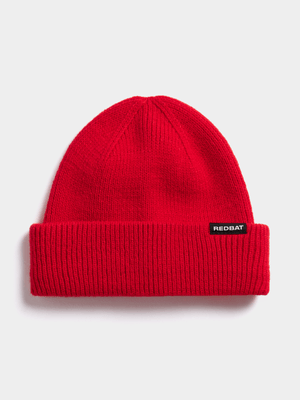 Redbat Unisex Micro Red Beanie