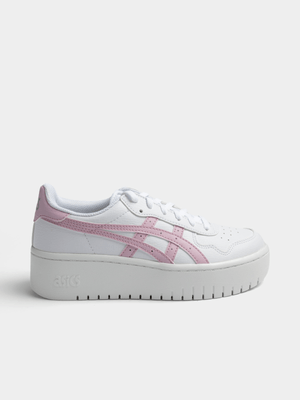 Women's Asics Japan S Platform White/Purple Sneaker