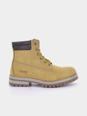 Men's Jeep Brown Gecko Boots