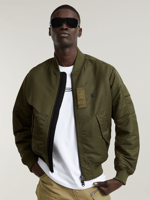 G-star Men's Flight GA-1 Green Bomber Jacket
