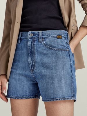 G-Star Women's High Shorts Clean Faded Blue Edge