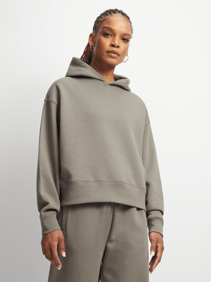 TS Womens Dynamic Fleece Fatigue Boxy Hoodie