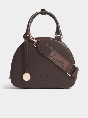 Luella Punchout Logo Bowling Bag