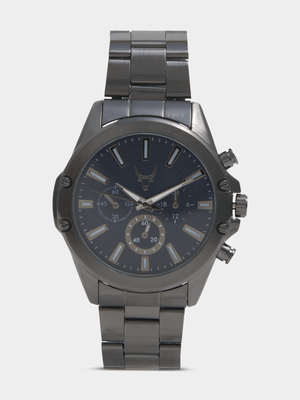 Exact Men's Black Gunmetal Watch