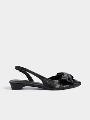 Bow Slingback Pumps