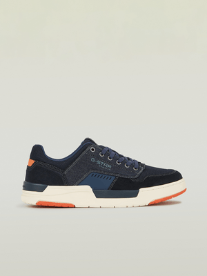 G-Star Men's Rine Denim Navy Sneakers