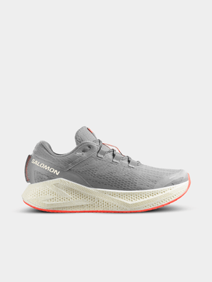 Salomon Mens Aero Glide 3 Grey/Cream Running Shoes