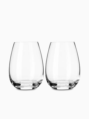 Cellar Premium Stemless Wine Glass Set of 2 510ml