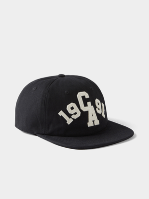 Men's Cotton On Black 6 Panel Ball Cap