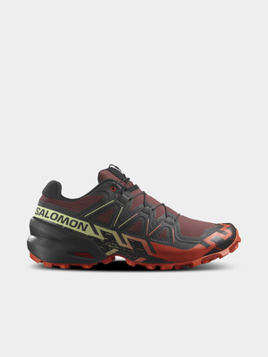 Salomon Mens Speedcross 6 Burgandy/Red Trail Running Shoes