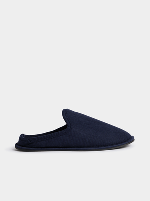 Jet Men's Navy Mule Slippers