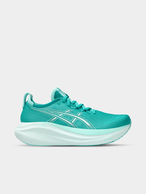 Asics Womens Gel-Nimbus 27 Wave Teal/Illuminate Mint Running Shoes