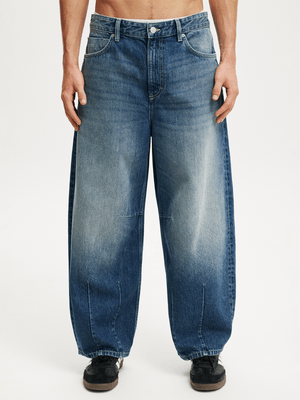 Men's Cotton On Blue Baggy Balloon Jeans