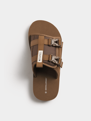 Men's Jonathan D Jack Acorn Brown Slides