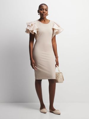 Jet Women's Stone Puff Sleeve Bodycon Dress