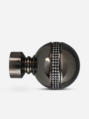 25mm Stud Ball Finial Onyx