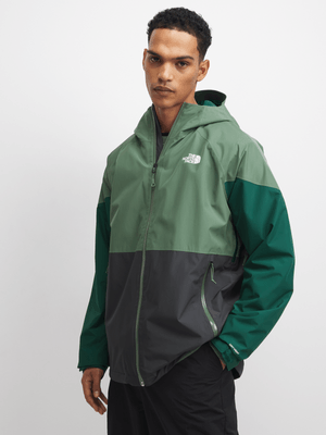 The North Face Mens Lightning Asphalt Grey-Duck/Green Nori Jacket