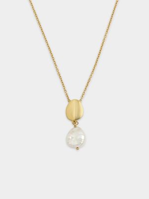 Sterling Silver Female Baroque Pearl Pendant