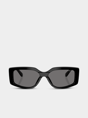 Vogue Eyewear Black 55 Polarized Sunglasses