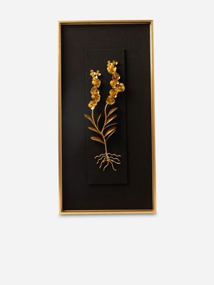 Iron Flower Shadow Box Framed Wall Art|