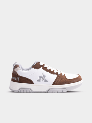 Mens Le Coq Sportif Cholet Brown/White Sneaker