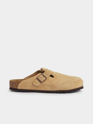 Birkenstock Men's Boston BS Beige Clog