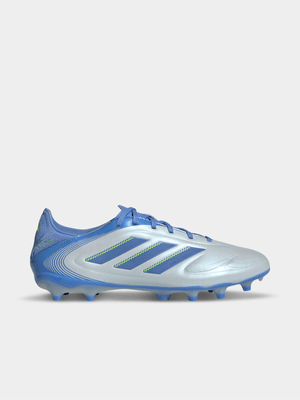 adidas Mens Copa Pure III League FG/MG Blue/Lemon Boots