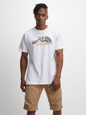 The North Face Mens Mountain Line White Tee