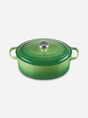 Le Creuset Signature Oval Casserole Bamboo 29cm